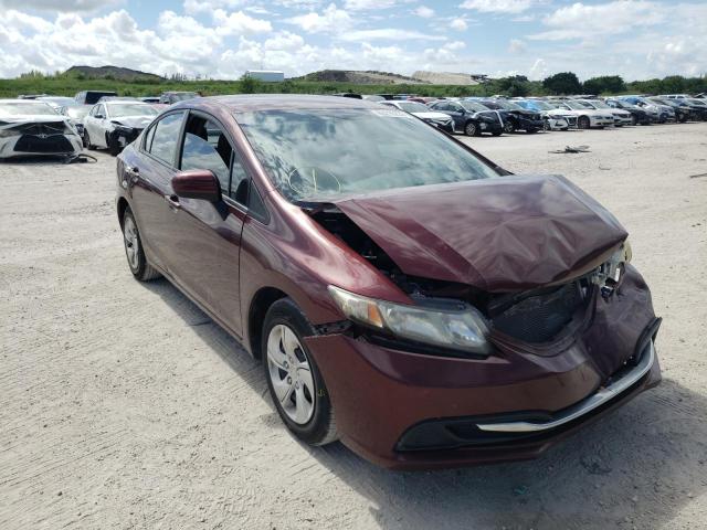 HONDA CIVIC LX 2015 with VIN 19XFB2F52FE023332 - Photo from auction