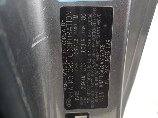 Photo 10 from auction – 2010 KIA FORTE EX with VIN KNAFU6A20A5167378