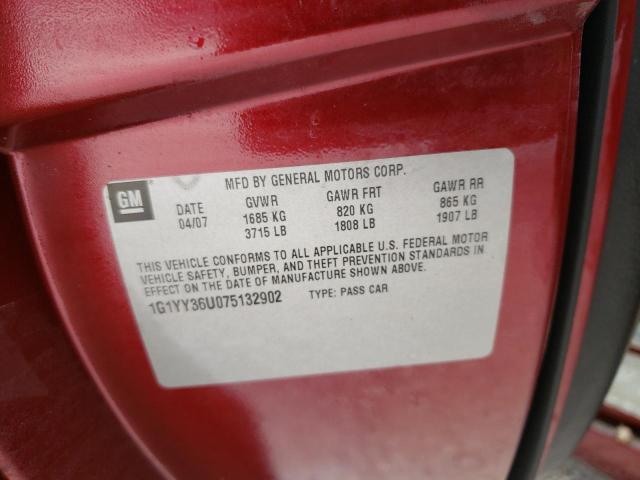 Photo 10 from auction – 2007 CHEVROLET CORVETTE with VIN 1G1YY36U075132902