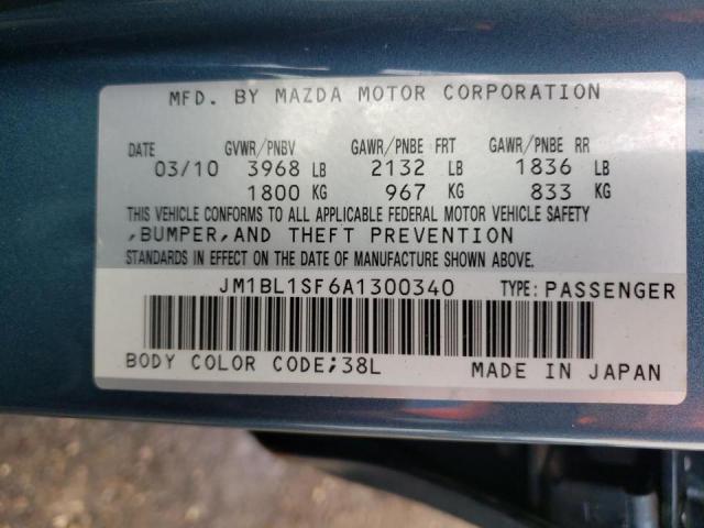 Photo 10 from auction – 2010 MAZDA 3 I with VIN JM1BL1SF6A1300340