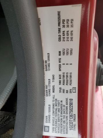 Photo 10 from auction – 2005 CHEVROLET COLORADO with VIN 1GCDT136758229010