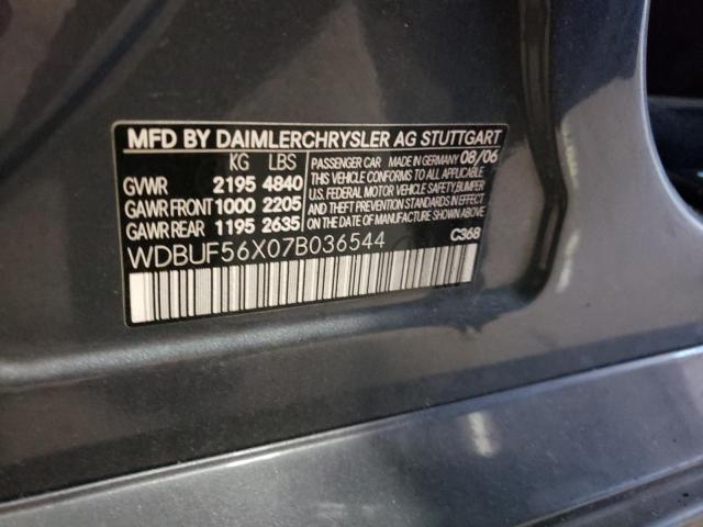 Photo 10 from auction – 2007 MERCEDES-BENZ E 350 with VIN WDBUF56X07B036544