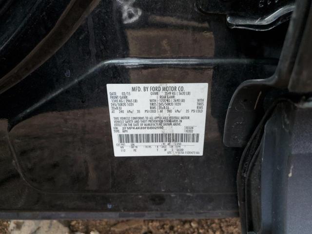 Photo 10 from auction – 2015 FORD EDGE TITAN with VIN 2FMPK4K89FBB02550