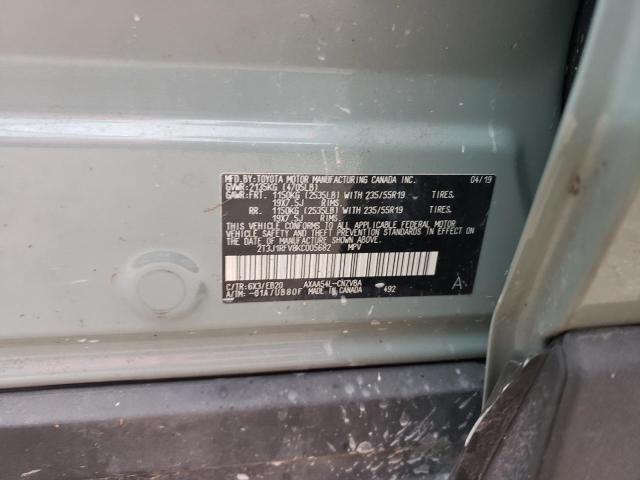 Photo 10 from auction – 2019 TOYOTA RAV4 ADVEN with VIN 2T3J1RFV8KC005682
