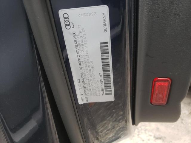 Photo 10 from auction – 2019 AUDI A6 PREMIUM with VIN WAUE8AF20KN121787