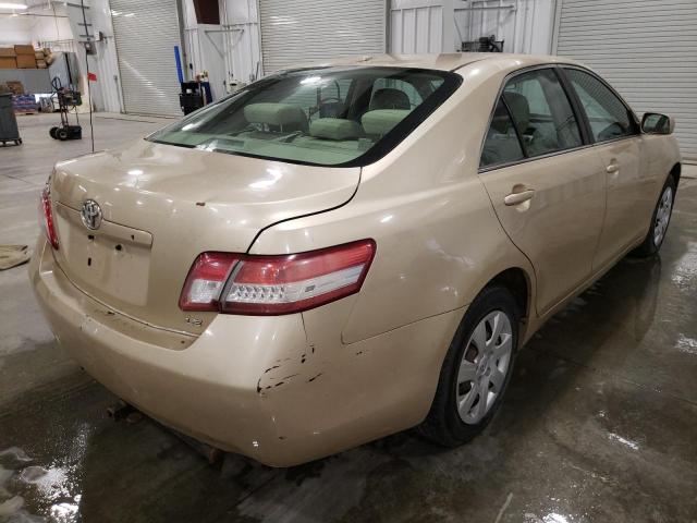 Photo 4 from auction – 2010 TOYOTA CAMRY BASE with VIN 4T4BF3EK7AR035889