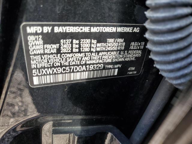 Photo 10 from auction – 2013 BMW X3 XDRIVE2 with VIN 5UXWX9C57D0A19329