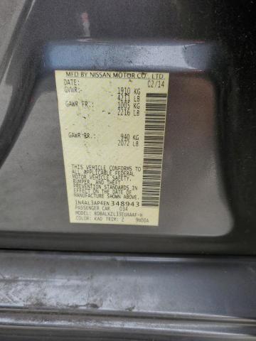 Photo 10 from auction – 2014 NISSAN ALTIMA 2.5 with VIN 1N4AL3AP4EN348943