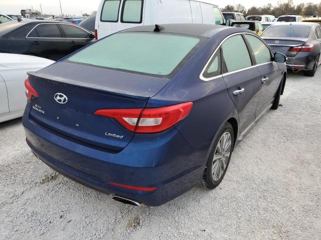 Photo 4 from auction – 2016 HYUNDAI SONATA SPO with VIN 5NPE34AF7GH348530