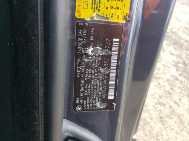 Photo 10 from auction – 2008 BMW 328 I SULE with VIN WBAWV13588P119732