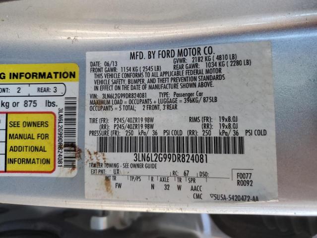 Photo 10 from auction – 2013 LINCOLN MKZ with VIN 3LN6L2G99DR824081