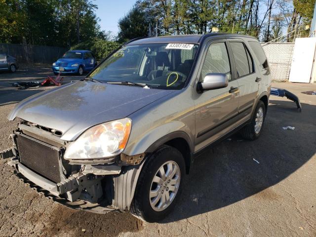 Photo 2 from auction – 2006 HONDA CR-V EX with VIN JHLRD78886C009120