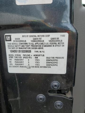 Photo 10 from auction – 2003 CHEVROLET TRAILBLAZE with VIN 1GNDS13S132208628