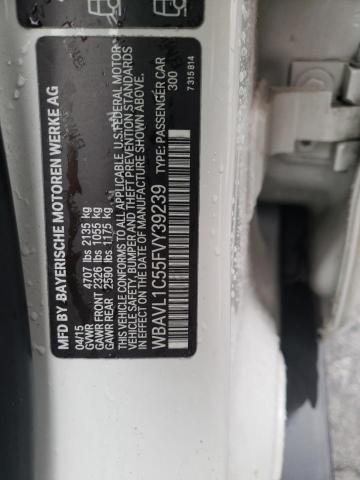 Photo 10 from auction – 2015 BMW X1 XDRIVE2 with VIN WBAVL1C55FVY39239