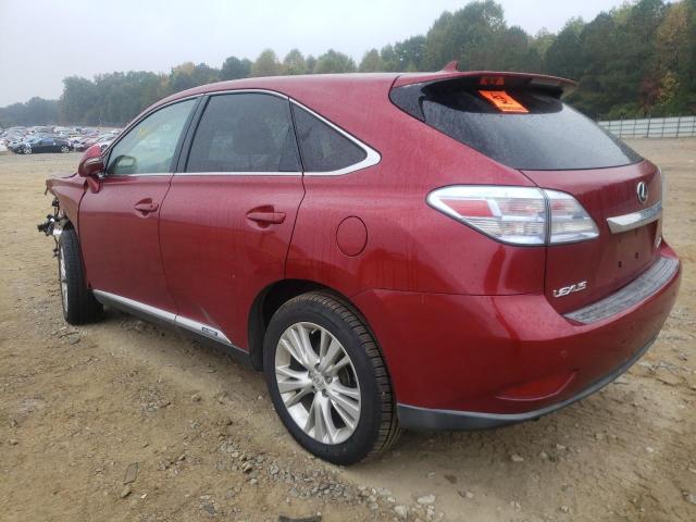 Photo 3 from auction – 2010 LEXUS RX 450 with VIN JTJZB1BA6A2003906