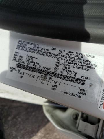 Photo 10 from auction – 2018 FORD FIESTA SE with VIN 3FADP4BJ3JM146925