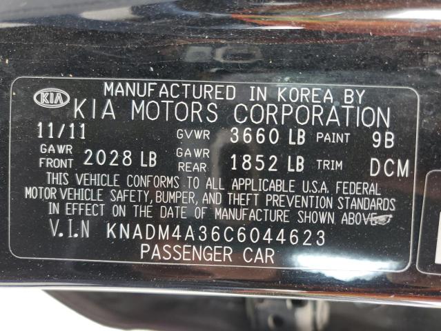 صورة رقم 10 من المزاد - 2012 KIA RIO LX مع VIN KNADM4A36C6044623