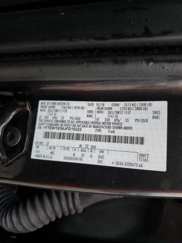 Photo 10 from auction – 2018 FORD F150 SUPER with VIN 1FTEW1E56JFD15222