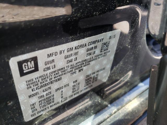 Photo 10 from auction – 2015 BUICK ENCORE with VIN KL4CJASBXFB218369