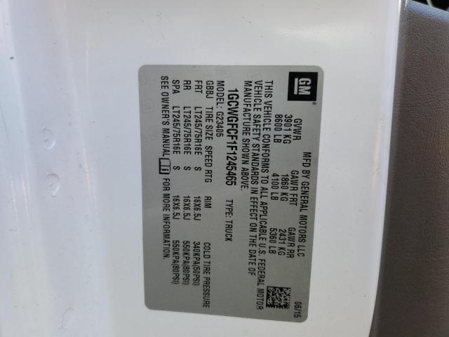 Photo 10 from auction – 2015 CHEVROLET EXPRESS G2 with VIN 1GCWGFCF1F1245465