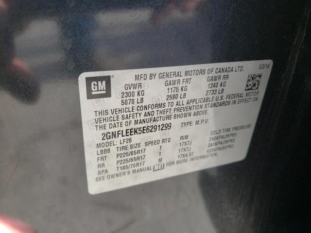 Photo 10 from auction – 2014 CHEVROLET EQUINOX LS with VIN 2GNFLEEK5E6291299