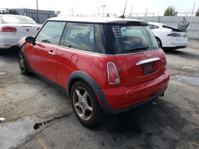 Photo 3 from auction – 2005 MINI COOPER with VIN WMWRC33555TJ73104