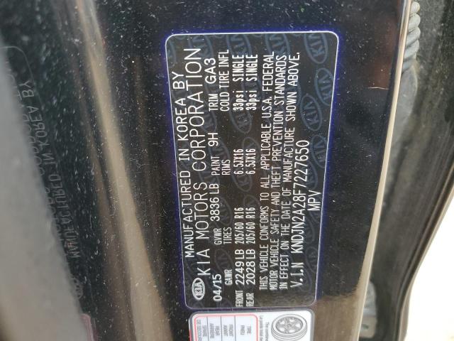 Photo 10 from auction – 2015 KIA SOUL with VIN KNDJN2A28F7227650