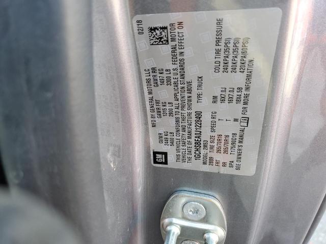 Photo 10 from auction – 2018 CHEVROLET COLORADO with VIN 1GCHSBEA0J1228490
