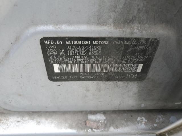 Photo 10 from auction – 2019 MITSUBISHI MIRAGE G4 with VIN ML32F3FJ4KHF11696
