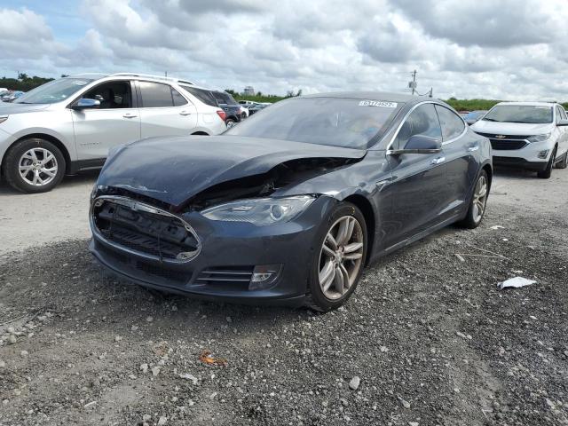 Photo 2 from auction – 2015 TESLA MODEL S 85 with VIN 5YJSA1H29FFP77448
