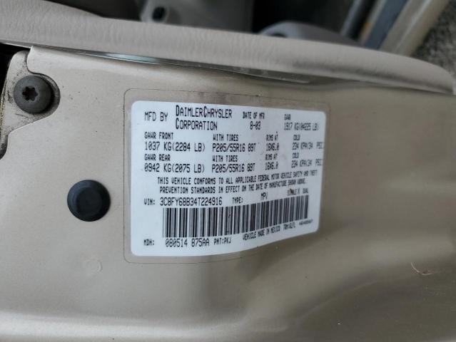 Photo 10 from auction – 2004 CHRYSLER PT CRUISER with VIN 3C8FY68B34T224916