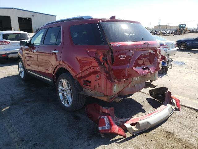 Photo 3 from auction – 2017 FORD EXPLORER L with VIN 1FM5K7F82HGD54008