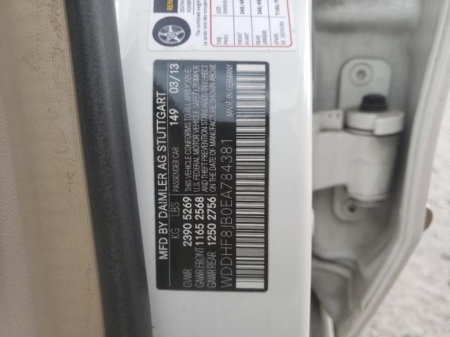 Photo 10 from auction – 2014 MERCEDES-BENZ E 350 4MAT with VIN WDDHF8JB0EA784381