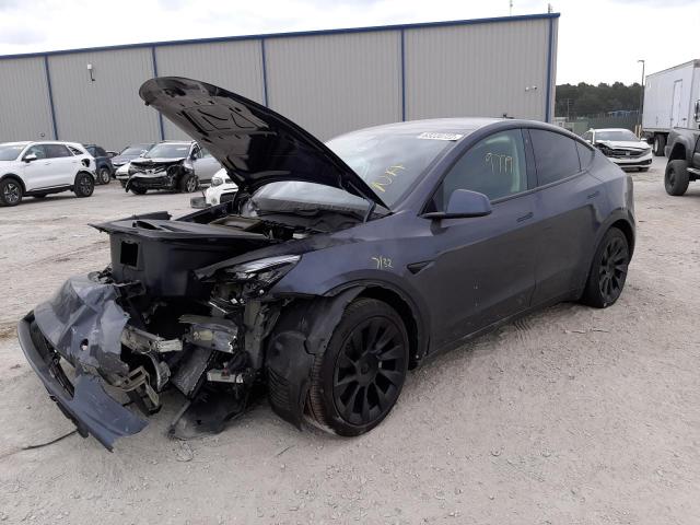 Photo 2 from auction – 2021 TESLA MODEL Y with VIN 5YJYGDEE0MF115506