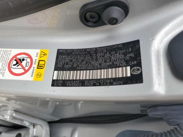 Photo 10 from auction – 2018 LEXUS ES 350 with VIN 58ABK1GG0JU101257