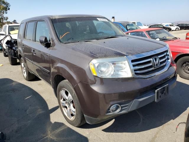 HONDA PILOT EXL 2013 with VIN 5FNYF3H55DB002739 - Photo from auction