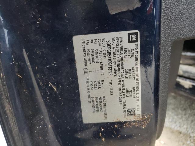 Photo 10 from auction – 2012 CHEVROLET SILVERADO with VIN 3GCPCREA1CG173778