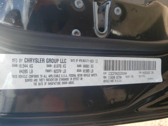 Photo 10 from auction – 2013 DODGE DART SXT with VIN 1C3CDFBA2DD202464