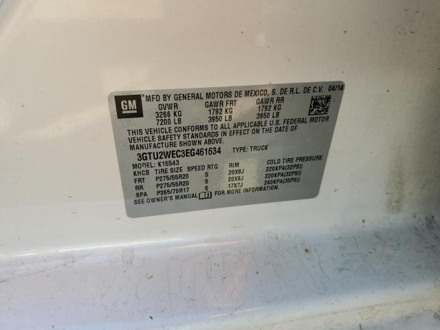 Photo 10 from auction – 2014 GMC SIERRA K15 with VIN 3GTU2WEC3EG461634