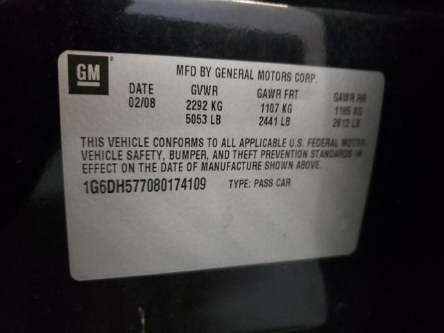 Photo 10 from auction – 2008 CADILLAC CTS with VIN 1G6DH577080174109