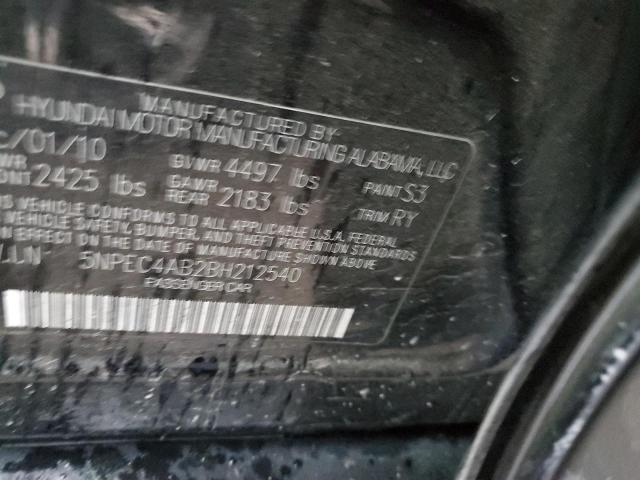 Foto 10 de la subasta – 2011 HYUNDAI SONATA SE con VIN 5NPEC4AB2BH212540