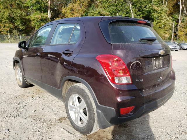 Photo 3 from auction – 2020 CHEVROLET TRAX LS with VIN KL7CJKSB8LB344055