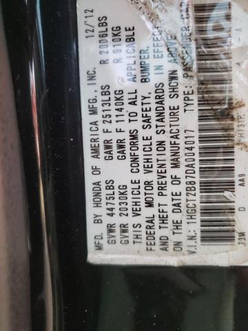 Photo 10 from auction – 2013 HONDA ACCORD EXL with VIN 1HGCT2B87DA004017