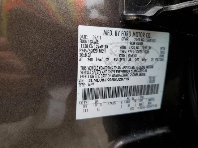 Photo 10 from auction – 2011 LINCOLN MKX with VIN 2LMDJ8JK9BBJ28719