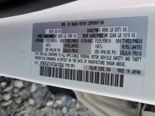 Photo 10 from auction – 2015 MAZDA CX-5 GT with VIN JM3KE4DYXF0441684