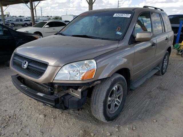 Photo 2 from auction – 2004 HONDA PILOT EXL with VIN 2HKYF18604H597448