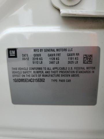 Photo 10 from auction – 2012 CADILLAC CTS PERFOR with VIN 1G6DM5E34C0156362