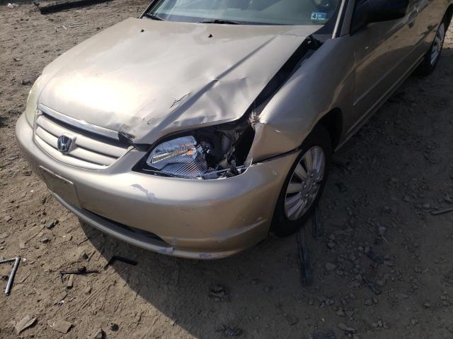 Photo 9 from auction – 2002 HONDA CIVIC LX with VIN 2HGES16602H558433