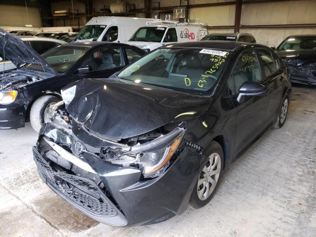 Photo 2 from auction – 2022 TOYOTA COROLLA LE with VIN 5YFEPMAE8NP299513