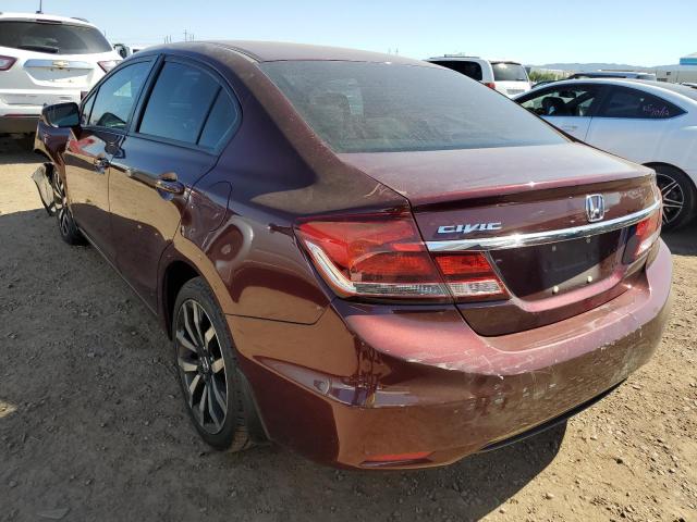 Photo 3 from auction – 2014 HONDA CIVIC EXL with VIN 19XFB2F91EE049499